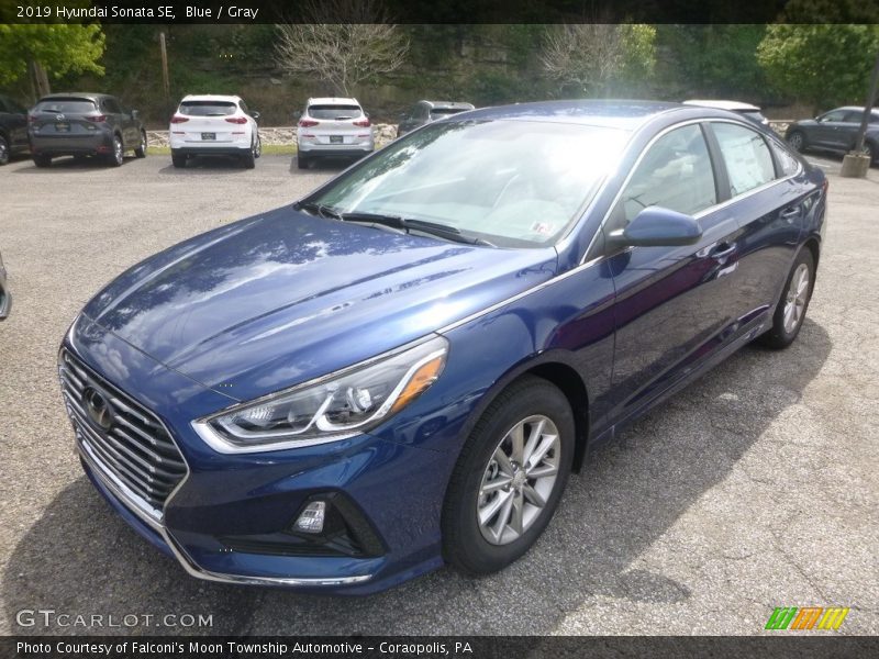 Blue / Gray 2019 Hyundai Sonata SE