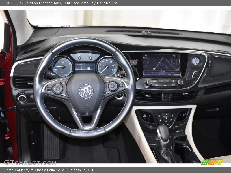 Chili Red Metallic / Light Neutral 2017 Buick Envision Essence AWD