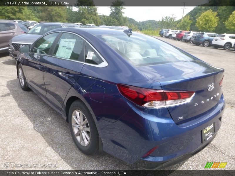 Blue / Gray 2019 Hyundai Sonata SE