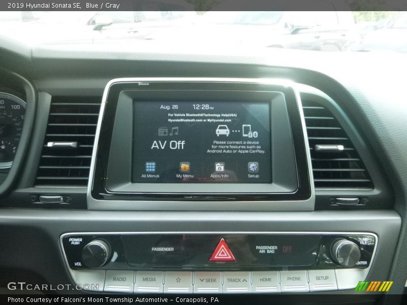 Blue / Gray 2019 Hyundai Sonata SE