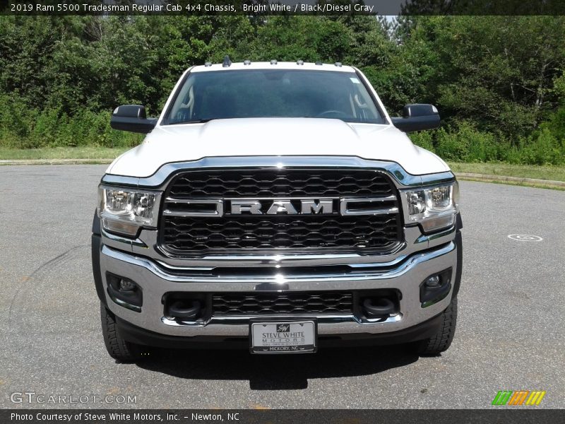 Bright White / Black/Diesel Gray 2019 Ram 5500 Tradesman Regular Cab 4x4 Chassis