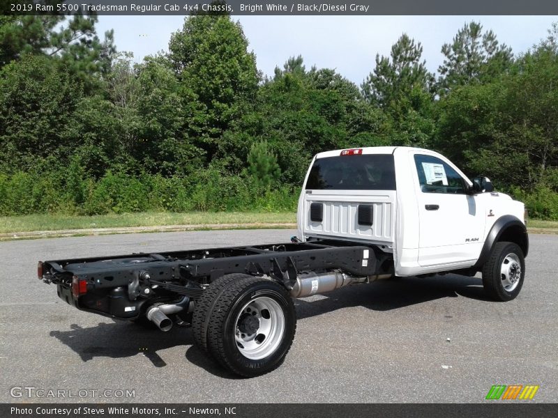 Bright White / Black/Diesel Gray 2019 Ram 5500 Tradesman Regular Cab 4x4 Chassis