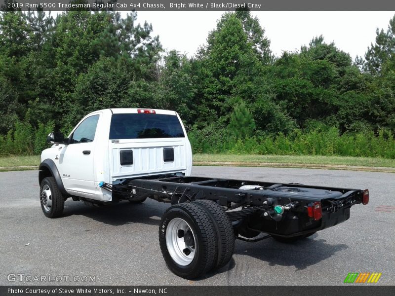 Bright White / Black/Diesel Gray 2019 Ram 5500 Tradesman Regular Cab 4x4 Chassis