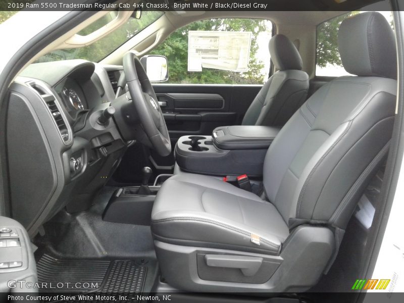 Bright White / Black/Diesel Gray 2019 Ram 5500 Tradesman Regular Cab 4x4 Chassis