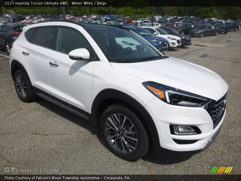 Front 3/4 View of 2020 Tucson Ultimate AWD