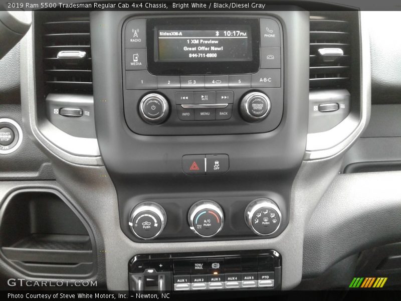 Bright White / Black/Diesel Gray 2019 Ram 5500 Tradesman Regular Cab 4x4 Chassis