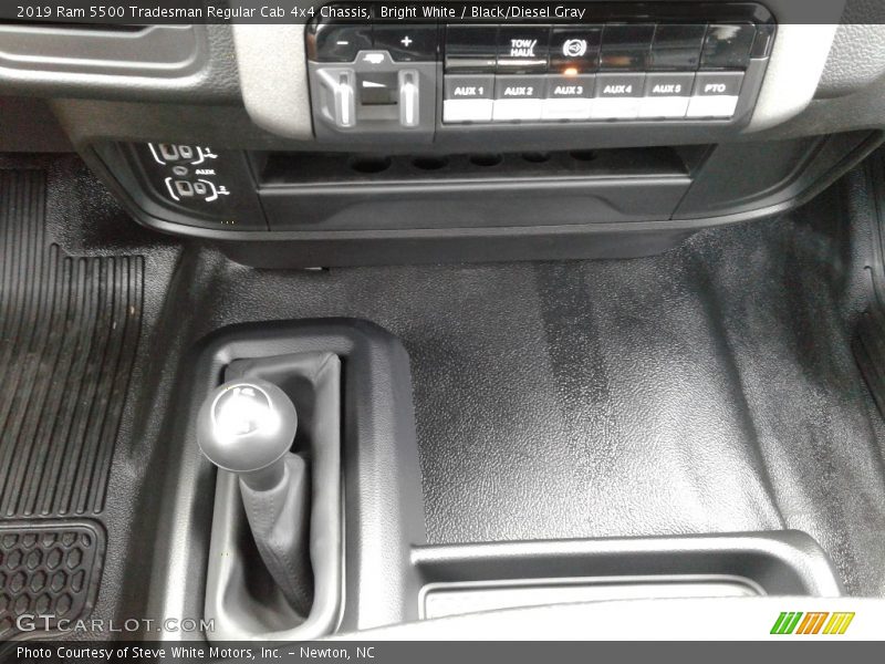 Bright White / Black/Diesel Gray 2019 Ram 5500 Tradesman Regular Cab 4x4 Chassis