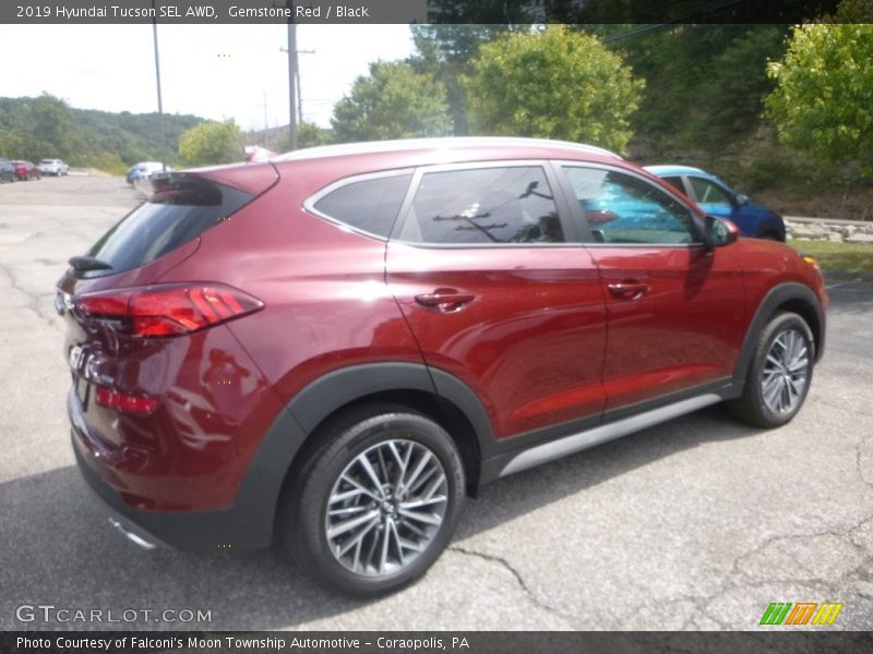 Gemstone Red / Black 2019 Hyundai Tucson SEL AWD