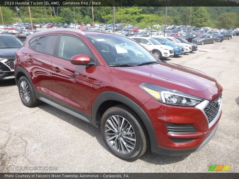 Gemstone Red / Black 2019 Hyundai Tucson SEL AWD