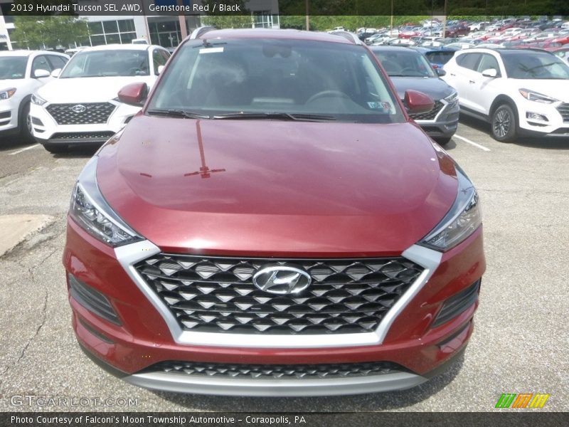 Gemstone Red / Black 2019 Hyundai Tucson SEL AWD