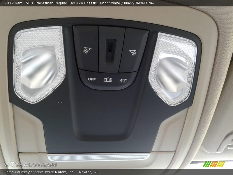 Bright White / Black/Diesel Gray 2019 Ram 5500 Tradesman Regular Cab 4x4 Chassis