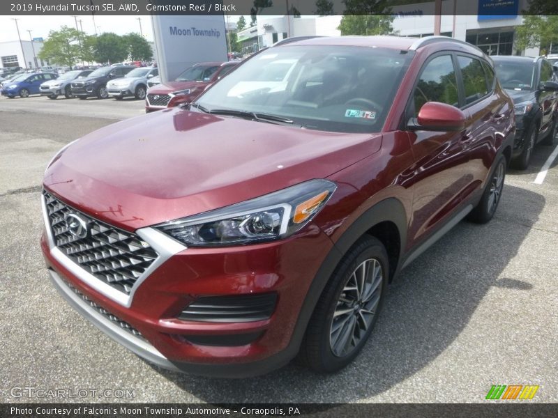 Gemstone Red / Black 2019 Hyundai Tucson SEL AWD