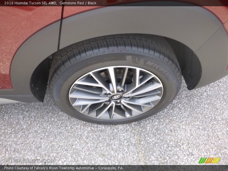 Gemstone Red / Black 2019 Hyundai Tucson SEL AWD