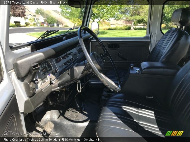  1978 Land Cruiser FJ40 Black Interior