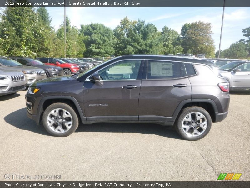 Granite Crystal Metallic / Black/Ski Gray 2019 Jeep Compass Limited 4x4