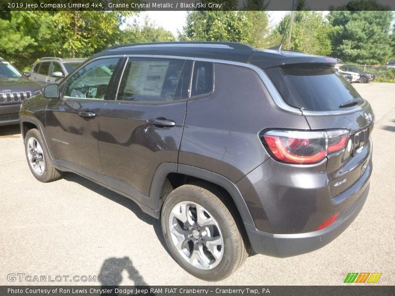 Granite Crystal Metallic / Black/Ski Gray 2019 Jeep Compass Limited 4x4