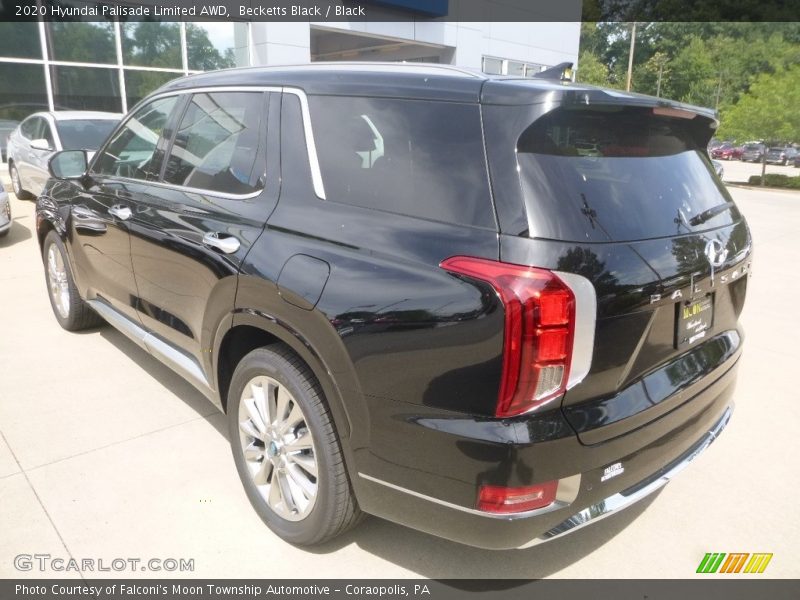 Becketts Black / Black 2020 Hyundai Palisade Limited AWD