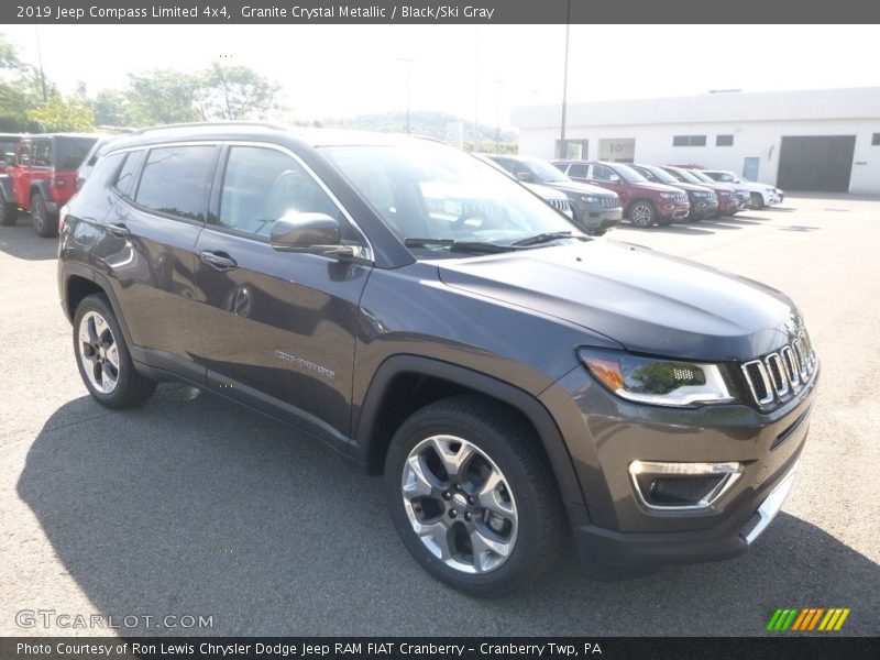 Granite Crystal Metallic / Black/Ski Gray 2019 Jeep Compass Limited 4x4