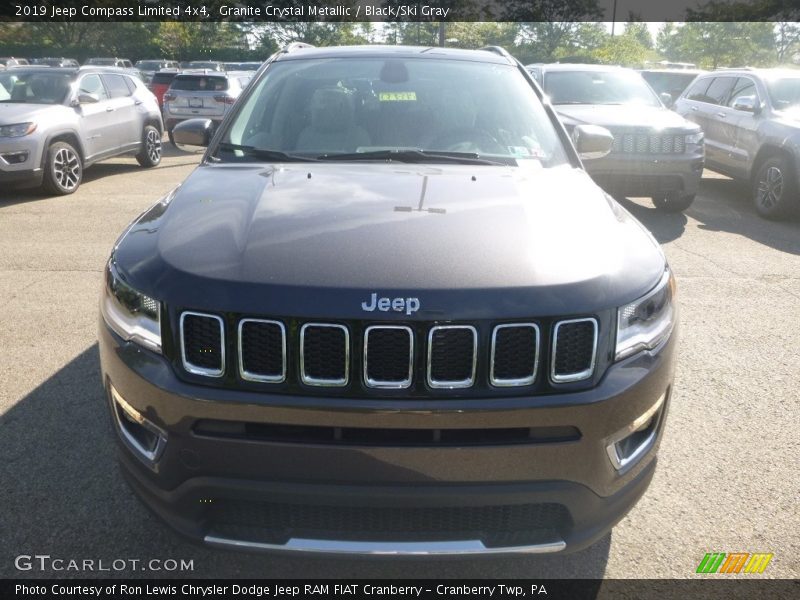 Granite Crystal Metallic / Black/Ski Gray 2019 Jeep Compass Limited 4x4