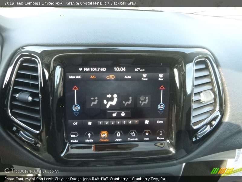 Granite Crystal Metallic / Black/Ski Gray 2019 Jeep Compass Limited 4x4