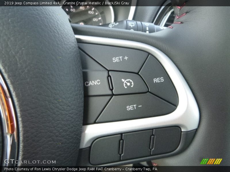 Granite Crystal Metallic / Black/Ski Gray 2019 Jeep Compass Limited 4x4
