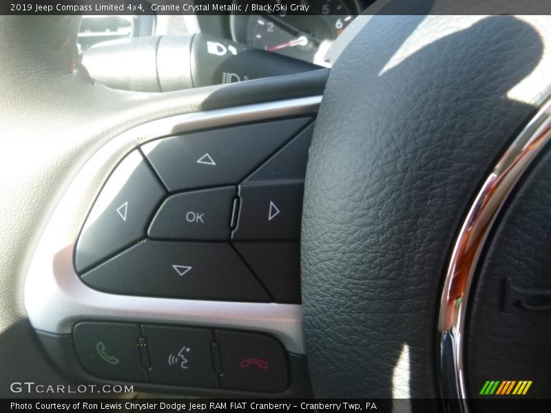Granite Crystal Metallic / Black/Ski Gray 2019 Jeep Compass Limited 4x4