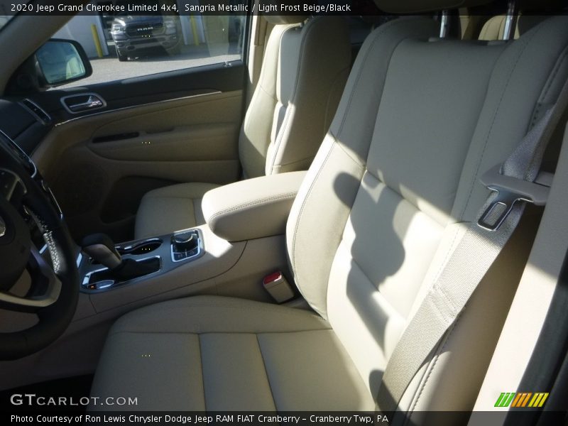 Sangria Metallic / Light Frost Beige/Black 2020 Jeep Grand Cherokee Limited 4x4