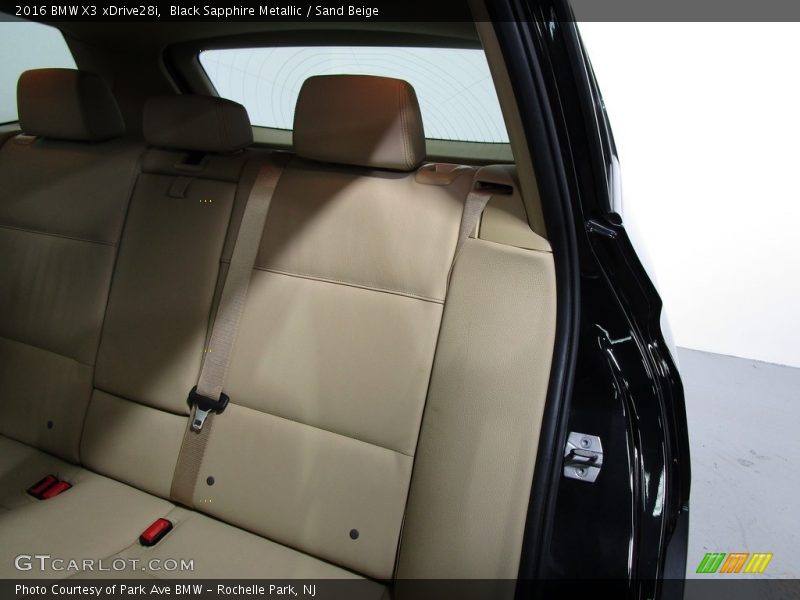 Black Sapphire Metallic / Sand Beige 2016 BMW X3 xDrive28i
