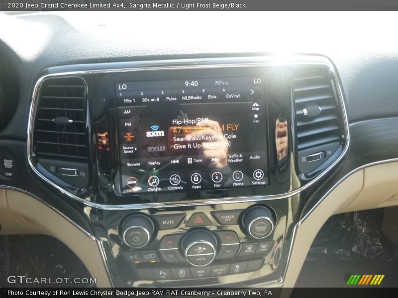 Sangria Metallic / Light Frost Beige/Black 2020 Jeep Grand Cherokee Limited 4x4