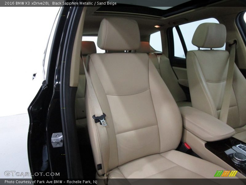 Black Sapphire Metallic / Sand Beige 2016 BMW X3 xDrive28i