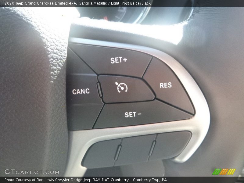Sangria Metallic / Light Frost Beige/Black 2020 Jeep Grand Cherokee Limited 4x4