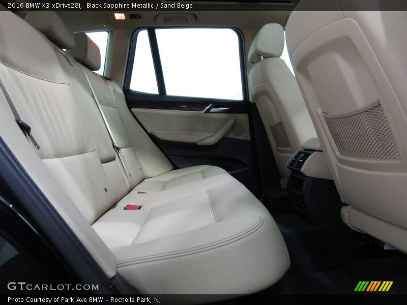 Black Sapphire Metallic / Sand Beige 2016 BMW X3 xDrive28i