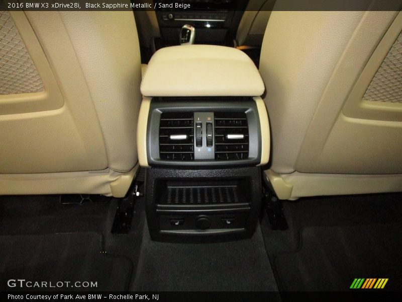 Black Sapphire Metallic / Sand Beige 2016 BMW X3 xDrive28i