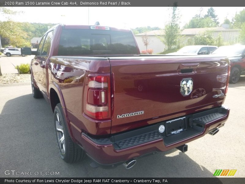 Delmonico Red Pearl / Black 2020 Ram 1500 Laramie Crew Cab 4x4