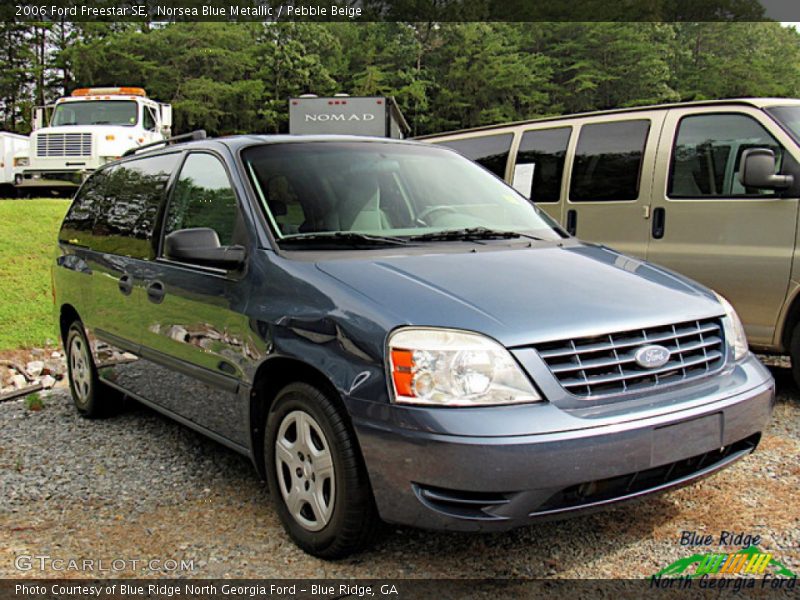 Norsea Blue Metallic / Pebble Beige 2006 Ford Freestar SE