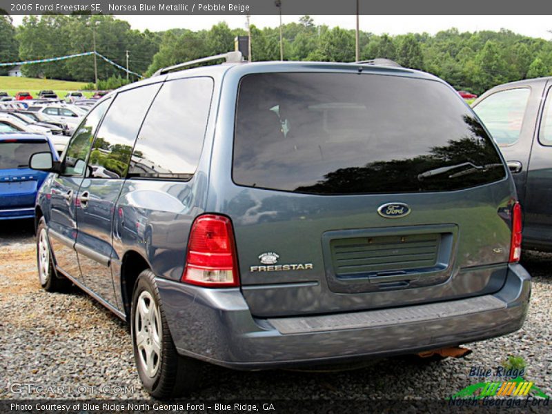Norsea Blue Metallic / Pebble Beige 2006 Ford Freestar SE