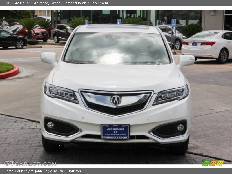 White Diamond Pearl / Parchment 2016 Acura RDX Advance