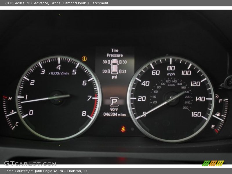 White Diamond Pearl / Parchment 2016 Acura RDX Advance