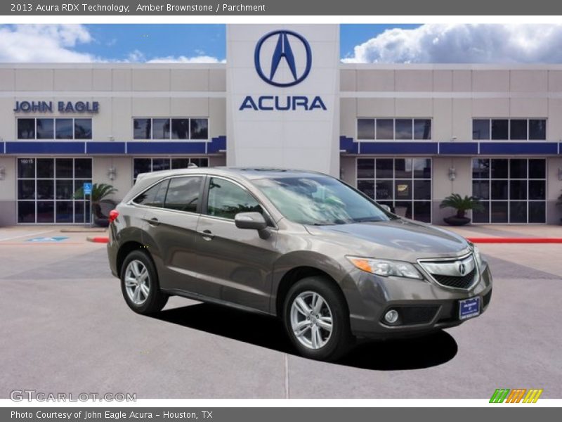 Amber Brownstone / Parchment 2013 Acura RDX Technology
