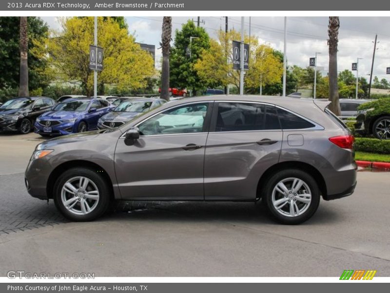 Amber Brownstone / Parchment 2013 Acura RDX Technology