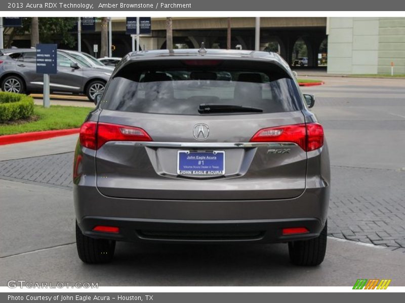 Amber Brownstone / Parchment 2013 Acura RDX Technology