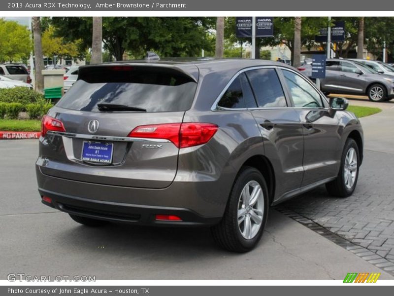 Amber Brownstone / Parchment 2013 Acura RDX Technology