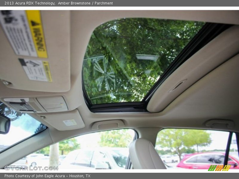 Amber Brownstone / Parchment 2013 Acura RDX Technology