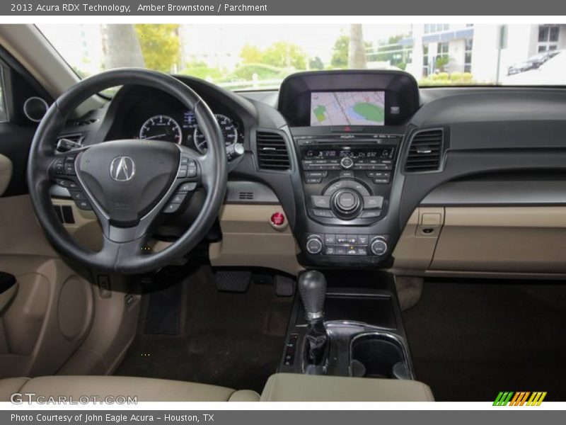 Amber Brownstone / Parchment 2013 Acura RDX Technology