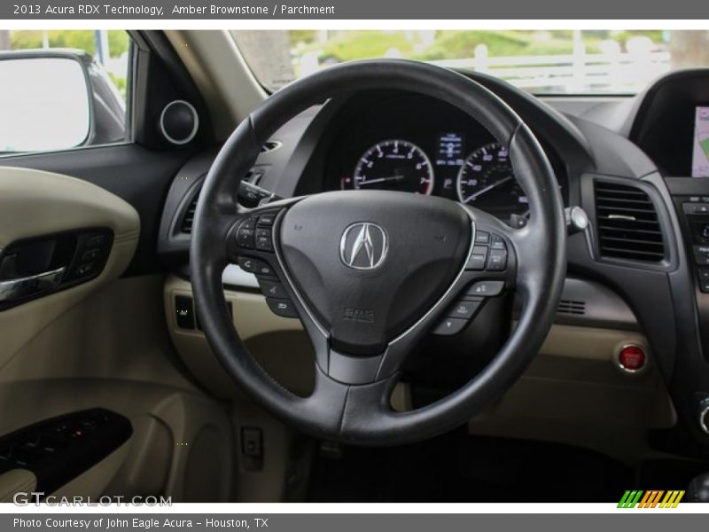 Amber Brownstone / Parchment 2013 Acura RDX Technology