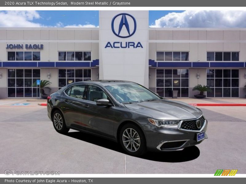 Modern Steel Metallic / Graystone 2020 Acura TLX Technology Sedan