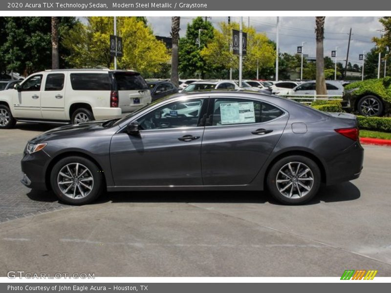 Modern Steel Metallic / Graystone 2020 Acura TLX Technology Sedan