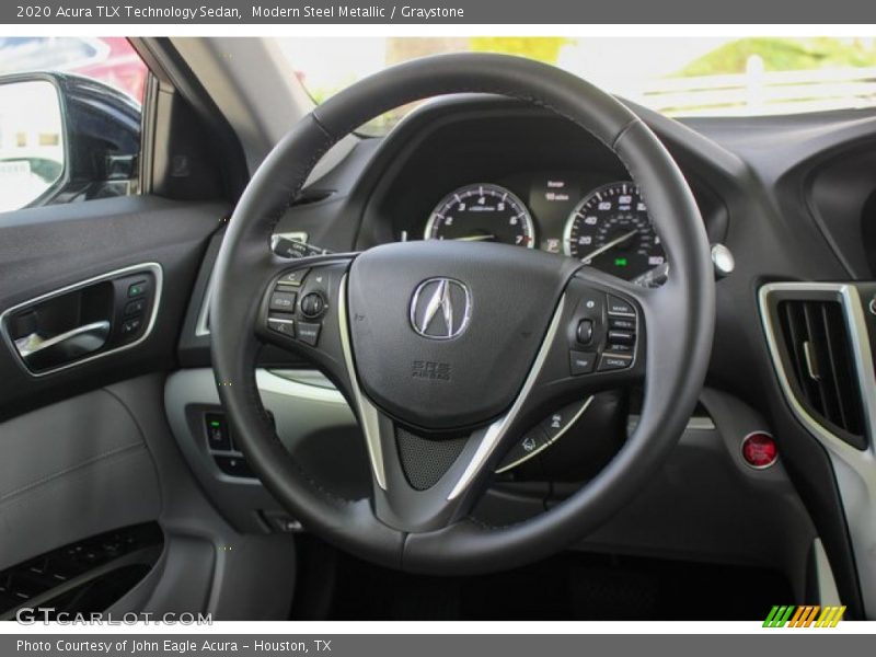 Modern Steel Metallic / Graystone 2020 Acura TLX Technology Sedan