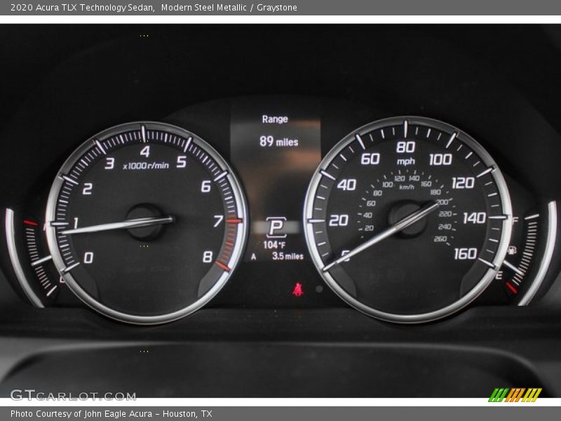 Modern Steel Metallic / Graystone 2020 Acura TLX Technology Sedan