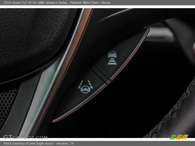 Platinum White Pearl / Ebony 2020 Acura TLX V6 SH-AWD Advance Sedan
